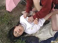 Sexy Japanese Chick Pounded by Surprise!