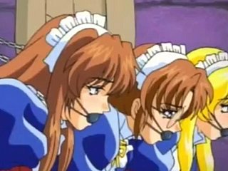 Mooie dienstmeisjes forth openbare villeinage - Hentai anime -seks