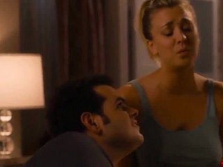 Kaley Cuoco Braless Thither A difficulty Wedding Ringer (2015)