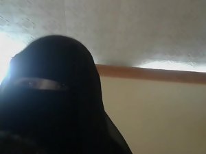Arabische zomer in niqab fucked