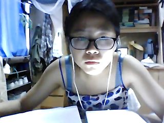 gadis Cina pull off webcam