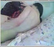 cô gái ngốc nghếch của Trung Quốc trên webcam thủ dâm